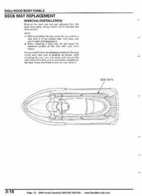 2008 Honda Aquatrax ARX1500T3/T3D factory service manual, Page 72