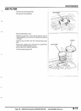 2008 Honda Aquatrax ARX1500T3/T3D factory service manual, Page 85