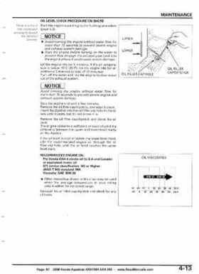 2008 Honda Aquatrax ARX1500T3/T3D factory service manual, Page 87