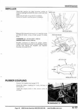 2008 Honda Aquatrax ARX1500T3/T3D factory service manual, Page 91