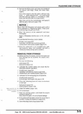 2008 Honda Aquatrax ARX1500T3/T3D factory service manual, Page 105