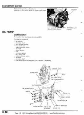 2008 Honda Aquatrax ARX1500T3/T3D factory service manual, Page 116