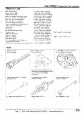 2008 Honda Aquatrax ARX1500T3/T3D factory service manual, Page 141