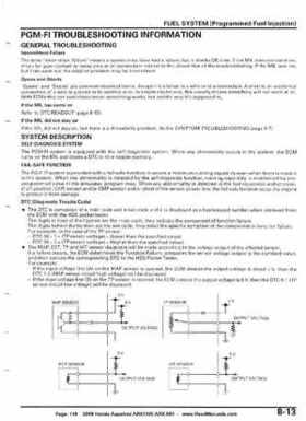 2008 Honda Aquatrax ARX1500T3/T3D factory service manual, Page 149