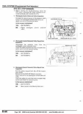 2008 Honda Aquatrax ARX1500T3/T3D factory service manual, Page 180