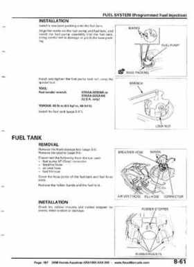 2008 Honda Aquatrax ARX1500T3/T3D factory service manual, Page 197