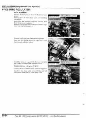 2008 Honda Aquatrax ARX1500T3/T3D factory service manual, Page 200