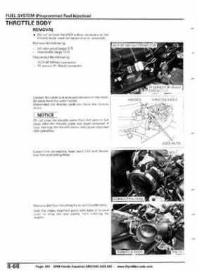 2008 Honda Aquatrax ARX1500T3/T3D factory service manual, Page 204