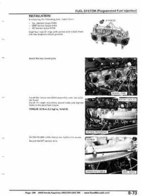 2008 Honda Aquatrax ARX1500T3/T3D factory service manual, Page 209