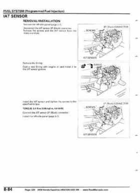 2008 Honda Aquatrax ARX1500T3/T3D factory service manual, Page 220