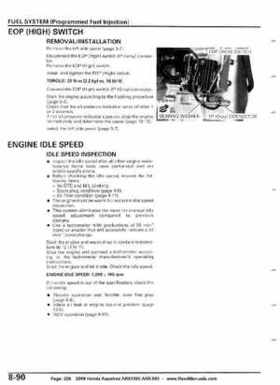 2008 Honda Aquatrax ARX1500T3/T3D factory service manual, Page 226