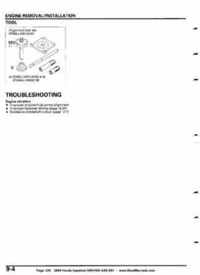 2008 Honda Aquatrax ARX1500T3/T3D factory service manual, Page 236