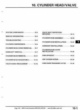 2008 Honda Aquatrax ARX1500T3/T3D factory service manual, Page 249