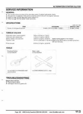 2008 Honda Aquatrax ARX1500T3/T3D factory service manual, Page 283