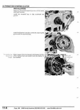 2008 Honda Aquatrax ARX1500T3/T3D factory service manual, Page 288