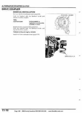 2008 Honda Aquatrax ARX1500T3/T3D factory service manual, Page 290