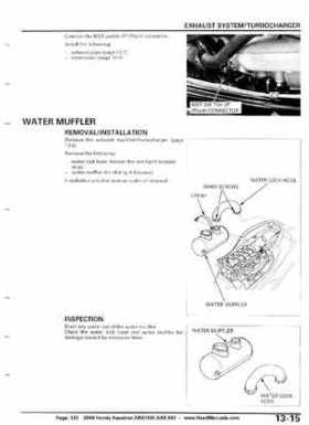 2008 Honda Aquatrax ARX1500T3/T3D factory service manual, Page 333