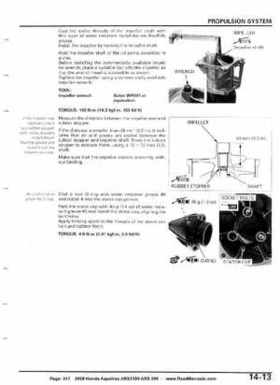 2008 Honda Aquatrax ARX1500T3/T3D factory service manual, Page 347