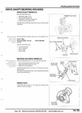 2008 Honda Aquatrax ARX1500T3/T3D factory service manual, Page 349