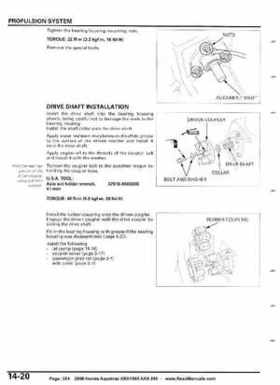 2008 Honda Aquatrax ARX1500T3/T3D factory service manual, Page 354