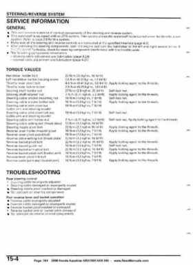 2008 Honda Aquatrax ARX1500T3/T3D factory service manual, Page 364