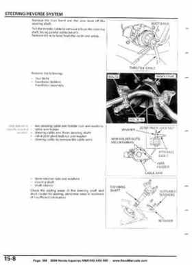 2008 Honda Aquatrax ARX1500T3/T3D factory service manual, Page 368