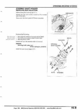 2008 Honda Aquatrax ARX1500T3/T3D factory service manual, Page 369