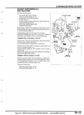 2008 Honda Aquatrax ARX1500T3/T3D factory service manual, Page 377