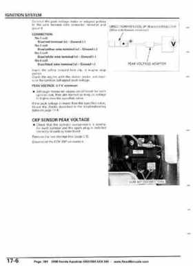 2008 Honda Aquatrax ARX1500T3/T3D factory service manual, Page 394
