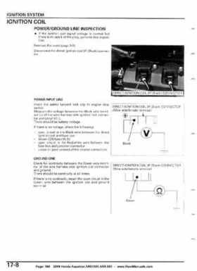 2008 Honda Aquatrax ARX1500T3/T3D factory service manual, Page 396