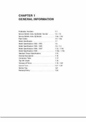 1992-1998 Polaris Personal Watercraft Service Manual PN 9912201, Page 3
