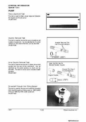 1992-1998 Polaris Personal Watercraft Service Manual PN 9912201, Page 37