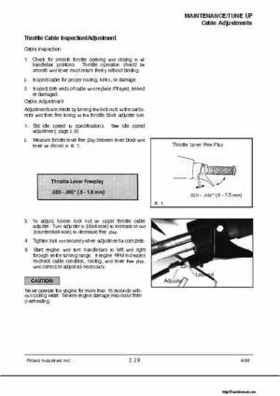 1992-1998 Polaris Personal Watercraft Service Manual PN 9912201, Page 63
