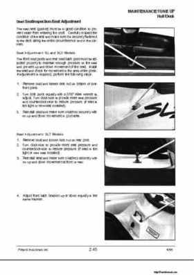 1992-1998 Polaris Personal Watercraft Service Manual PN 9912201, Page 89