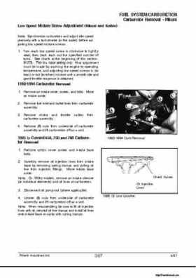 1992-1998 Polaris Personal Watercraft Service Manual PN 9912201, Page 186