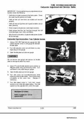 1992-1998 Polaris Personal Watercraft Service Manual PN 9912201, Page 208