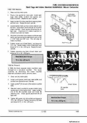 1992-1998 Polaris Personal Watercraft Service Manual PN 9912201, Page 222