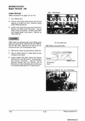 1992-1998 Polaris Personal Watercraft Service Manual PN 9912201, Page 265