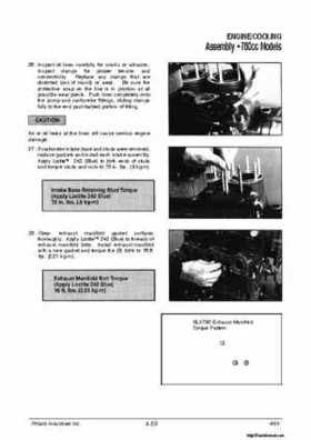 1992-1998 Polaris Personal Watercraft Service Manual PN 9912201, Page 300