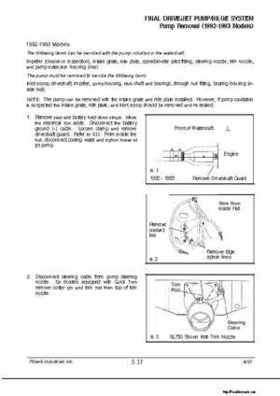 1992-1998 Polaris Personal Watercraft Service Manual PN 9912201, Page 364