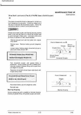 1997-1998 Polaris SLX-Pro 785 Service Manual Supplement, Page 9