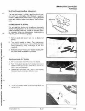 1999 Polaris SLH, SLTH, SLX, SLTX, PRO785 Factory Service Manual, Page 60