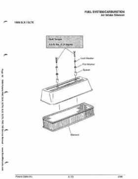 1999 Polaris SLH, SLTH, SLX, SLTX, PRO785 Factory Service Manual, Page 82