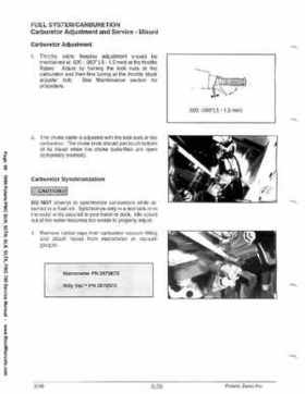 1999 Polaris SLH, SLTH, SLX, SLTX, PRO785 Factory Service Manual, Page 99