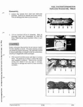 1999 Polaris SLH, SLTH, SLX, SLTX, PRO785 Factory Service Manual, Page 104