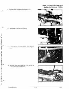 1999 Polaris SLH, SLTH, SLX, SLTX, PRO785 Factory Service Manual, Page 110