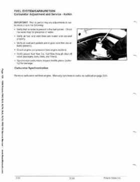 1999 Polaris SLH, SLTH, SLX, SLTX, PRO785 Factory Service Manual, Page 125