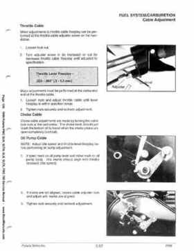 1999 Polaris SLH, SLTH, SLX, SLTX, PRO785 Factory Service Manual, Page 126