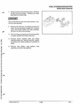 1999 Polaris SLH, SLTH, SLX, SLTX, PRO785 Factory Service Manual, Page 134