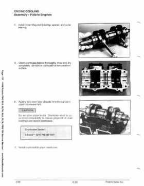 1999 Polaris SLH, SLTH, SLX, SLTX, PRO785 Factory Service Manual, Page 177